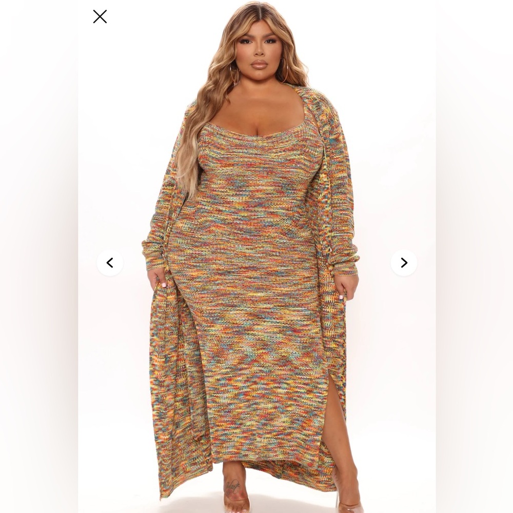 Fashion Nova Sweater Dress Set - NWT